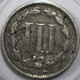 1870-P Three Cent Piece, Copper/Nickel.Over 100 years old [SN02]