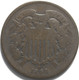 1864-P Two Cent Piece Large Motto, over 150 years old As Shown [SN05]