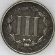 1870-P Three Cent Piece, Copper/Nickel Over 100 years old As Shown [SN04]