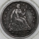1853-P Seated Liberty Half Dime 90% Silver from the 1800's As Shown [SN08]