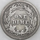 1909-P Barber Dime 90% Silver, 100+ years Old As Shown [SN01]