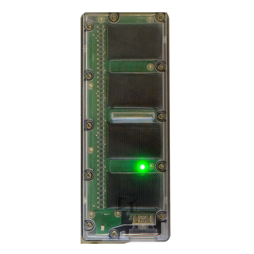 iDig XD437 Big Combo angle and laser receiver sensor - clear housing, solar cells and the laser receiving strip