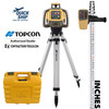 Topcon RL-H5A Self-Leveling Laser PS.DB2 Kit with LS-80L Receiver,  Measuring Rod INCHES and Tripod - 1021200-15-K2 (uses Alkaline Batteries)