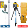 Spectra Precision LL300N-CR71 Laser Package with CR700 Receiver, TENTHS-Rod and Tripod