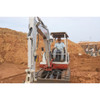 CR700 Magnetically Mounted being used on Mini Excavator as a Machine Receiver