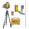 Spectra Precision GL1425C-28 Dual Grade Laser Bluetooth w/ CR700 Multi-Use Deluxe Receiver, Elevator Tripod, Rod INCHES