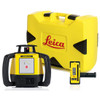 Leica Rugby 610 Red Beam Rotary Laser Package (6011150) with Rod Eye 120 Receiver - Alkaline