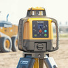 Topcon RL-HV2S rotary laser on a tripod at a grading jobsite – 1051612-22-K2 (view 2)