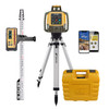 Topcon RL-HV2S Self-Leveling Dual Grade Laser Complete Kit with LS-100D Receiver, Inches Rod and Tripod / Rechargeable - 1051612-22-K2