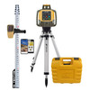 Topcon RL-HV2S Self-Leveling Dual Grade Laser DB Kit with LS-80X Receiver, Tenths Rod and Tripod / Alkaline - 1051612-21-K1