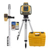 Topcon RL-HV2S Self-Leveling Dual Grade Laser DB Kit with LS-80X Receiver, Inches Rod and Tripod / Alkaline - 1051612-21-K2