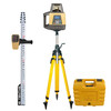 Topcon RL-200 2S (314920712-1ET) Dual Slope Grade Laser Package, LS-80X Receiver, Tenths Rod and Elevator Tripod - Alkaline