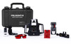 Plott PRL900HT-R-K1 Bluetooth Dual Slope Red Beam Rotary Laser Kit with Detector - Contractor Tripod and Tenths Grade Rod