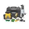 David White LM130HVG Green Beam Rotary Laser Kit LD320TR Detector