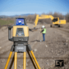 Topcon RL-200 2S / PS Dual Slope Grade Laser Package, w/ LS-110D Receiver (1090041-01-2T) Rechargeable Batteries, Inches Rod and HD Tripod