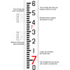 Inches Leveling Rod – Topcon RL-HV2S ET2 Kit Component