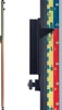 LaserLine GR1450MCF 5 Meter Direct Reading Laser Rod — Metric with Cut and Fill