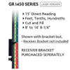 LaserLine GR1450T 15-Foot Direct Reading Laser Grade Rod (Feet, Tenths, Hundreths)