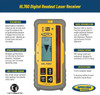 HL760 digital readout laser receiver CT marketing card with specifications