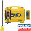 Spectra LR30W-DM machine receiver with DM-20 dozer mast, RD20 wireless in-cab display and case