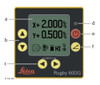 Leica Rugby 60DG control panel diagram with every button labelled