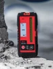 Leica RGR 300-D digital line laser receiver, article 1017990, front view showing the illuminated digital display, detection window and control keys