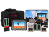 iDig TOUCH 2D XD611 kit contents with the XD437 Big Combo sensor — carry case, 7 inch control box, LED bargraph and wireless solar sensors