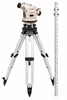 David White LT8-300P K2 kit: level-transit on the SitePRO ALQR20 tripod with a 15 ft inches grade rod