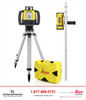 Leica Rugby 620 kit 6011151-K2 with Rod Eye 120 Basic receiver, SitePRO ALQR20 heavy duty tripod and 15 ft inches grade rod (11-815-C), from Contractors-Tools.com