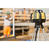 Leica Rugby 620 rotary laser set up on a construction jobsite