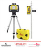 Leica Rugby 610 kit 6011149-K2 with Rod Eye 120 Basic receiver, SitePRO ALQR20 heavy duty tripod and 15 ft inches grade rod (11-815-C), from Contractors-Tools.com