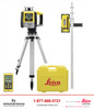 Leica Rugby 60DG kit 6020269-K2 with Rod Eye 105B Digital receiver, RC60 remote, SitePRO ALQR20 heavy duty tripod and 15 ft inches grade rod (11-815-C), from Contractors-Tools.com