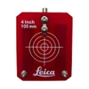 Leica 1009891 PT-100 red 4 in / 100 mm target plate for Piper pipe lasers