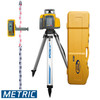 Spectra Precision LL300N-3 Laser Package includes HL450 Receiver with Clamp C45, GR153 Grade Rod with Measurements in Metric, Aluminum Tripod and "All in One" System Carrying Case.