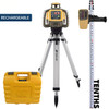 Topcon RL-H5A Self-Leveling Laser PS.RB Kit with LS-80L Receiver, Rechargeable Batteries, Measuring Rod 10ths and Tripod - 1021200-06-K1