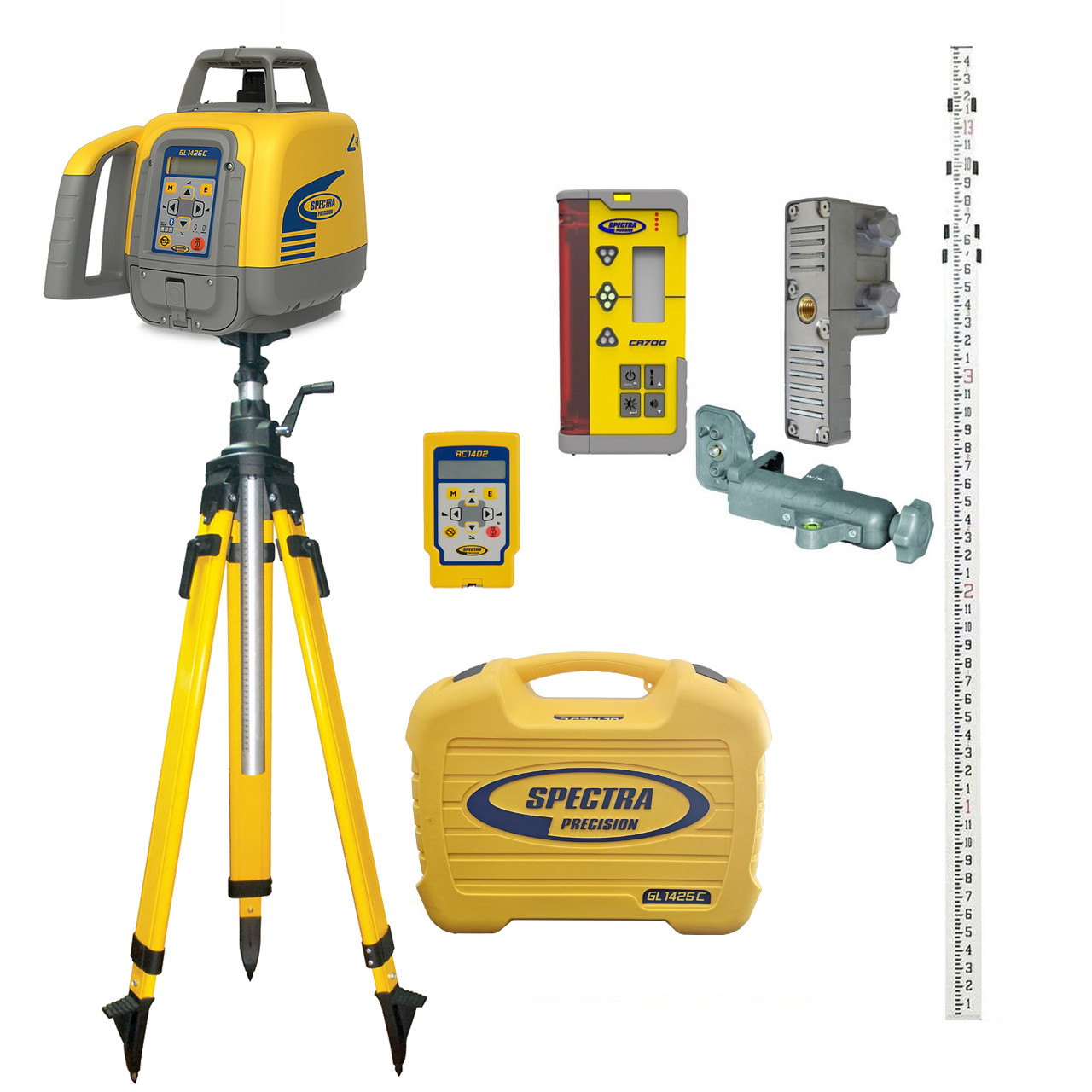 Spectra GL1425C-28 Dual Grade Laser Package with Deluxe Receiver