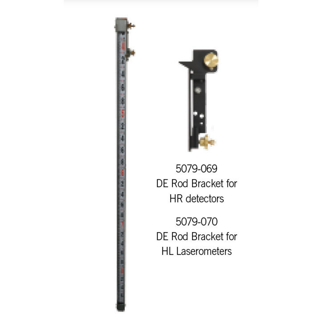 LaserLine 10 Foot Direct Reading Laser Rod with Rail Measurements