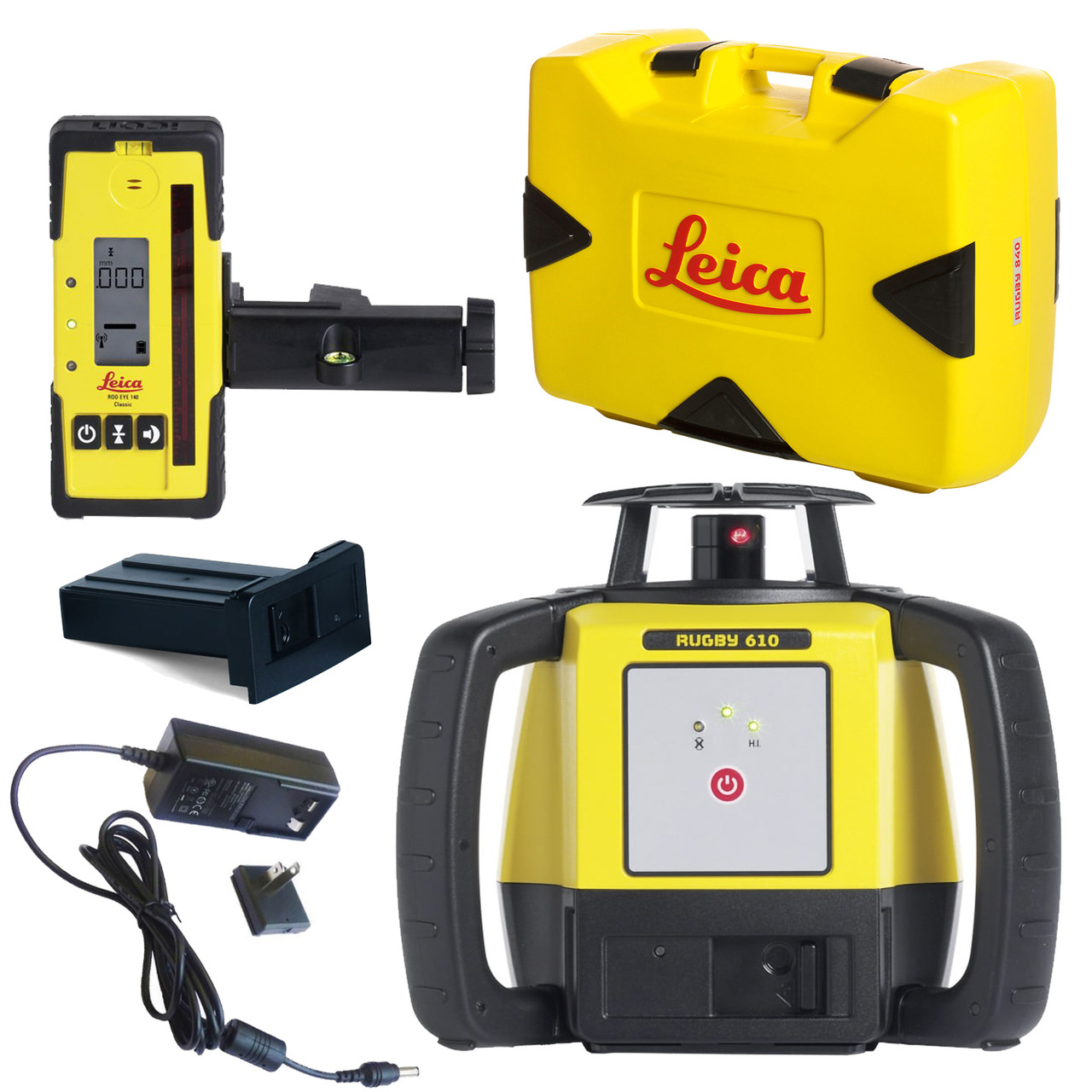 Leica Rugby 620 Red Leica Rugby 610 Red Beam Rotary Laser Package Leica Rugby 620 Red Leica Rugby 610 Red Beam Rotary Laser Package