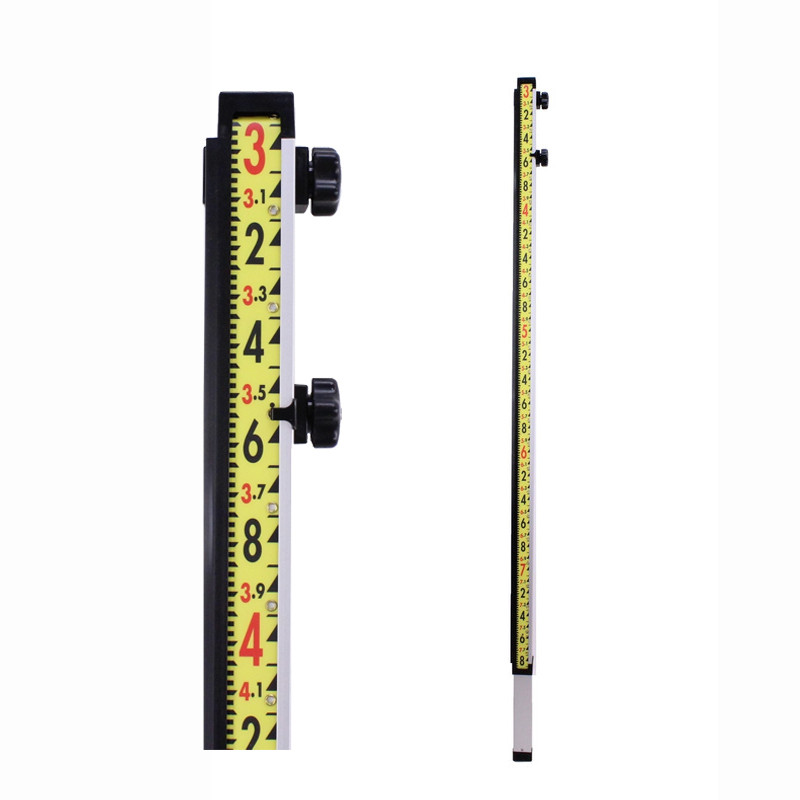 LaserLine 10 Foot Direct Reading Laser Rod with Rail