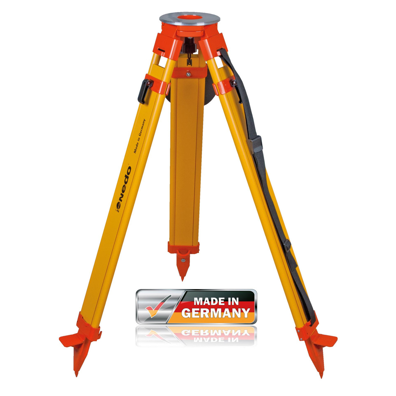 Nedo 200513-185 Wood Tripod | Heavy Duty, High Precision Surveying
