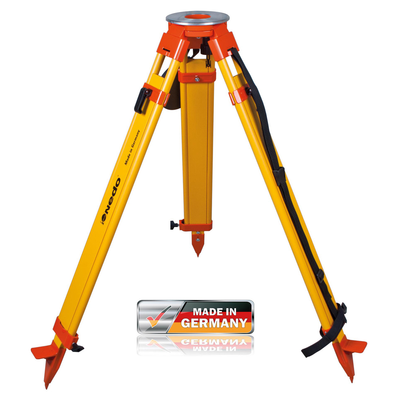 Nedo 200534-185 Wood Tripod | Heavy Duty, High Precision Surveying