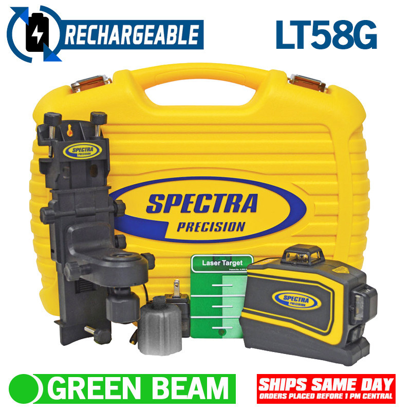 Spectra Precision LT58G-2 3-Plane Green Beam Ceiling Laser with