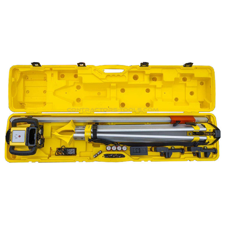 Leica Rugby 620 Rotary Laser Kit with Tenths Rod, Tripod, and