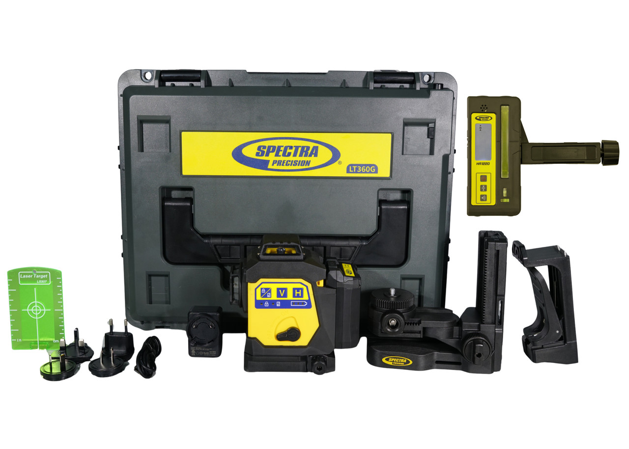TRIMMERS U.S.A. SPECTRA FIBER　タグ付未使用 Spectra Precision LT360G 360° Green Beam Line Laser Level