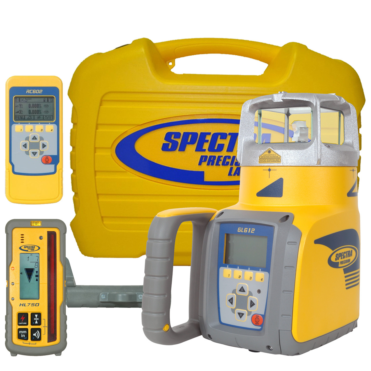 Spectra Precision GL612 Single Grade Laser with HL750 Receiver