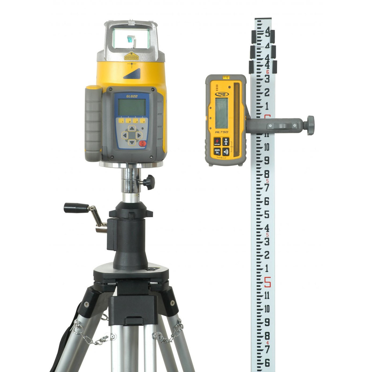 Spectra Precision GL622-DR Dual Grade Laser with HL750 Receiver