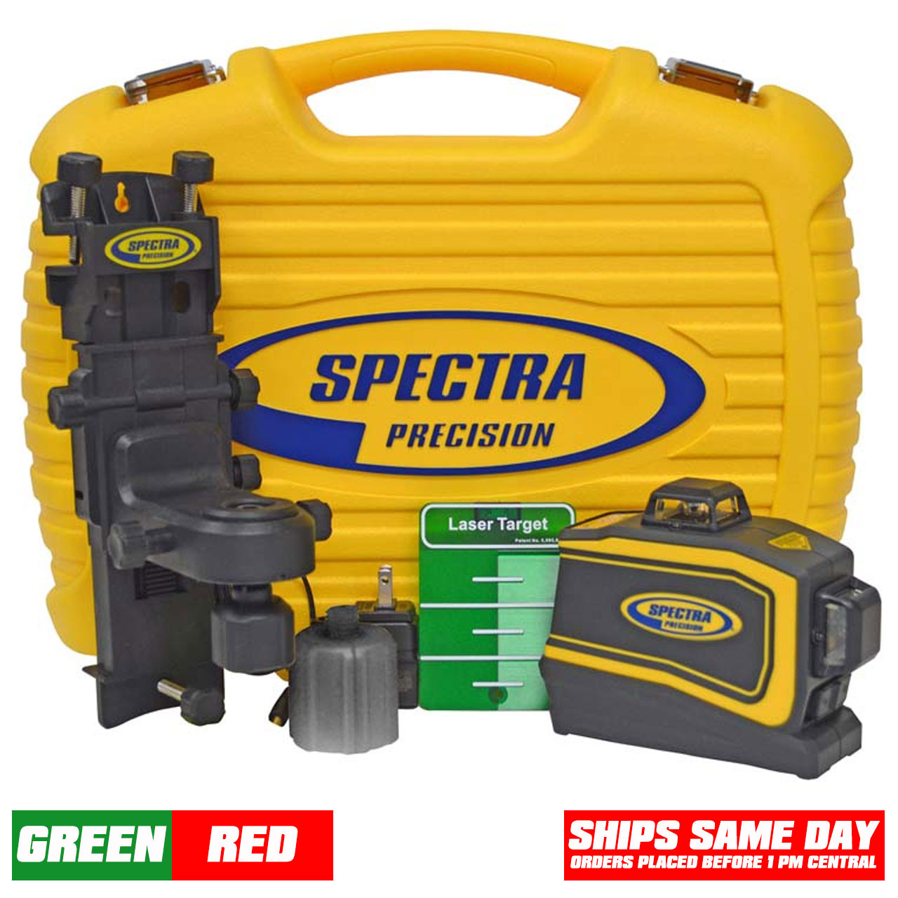 Spectra Precision LT58 Universal Laser Layout Tool with Green and Red ...