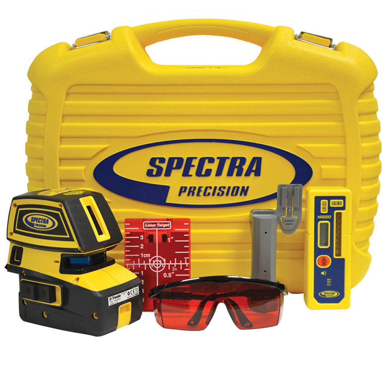Spectra Precision LT52-2 Point and Line Laser Tool with HR220