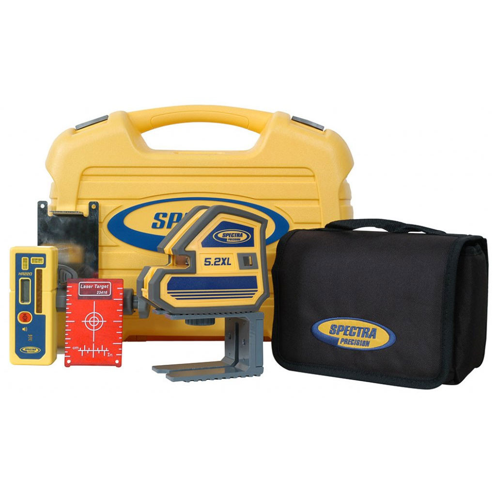 Spectra Precision 5.2XL-2 Crossline Generator Package with HR220