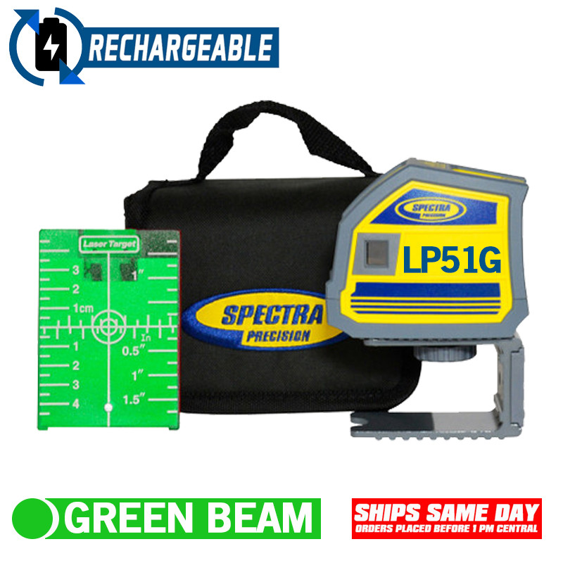 Spectra Precision LP51G Green 5-Beam Point Laser Tool